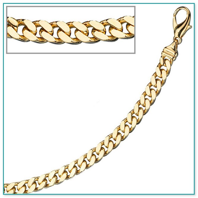 Panzer Halskette Gold
