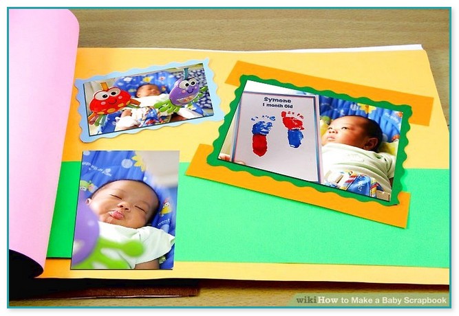 How To Make A Baby Scrapbook