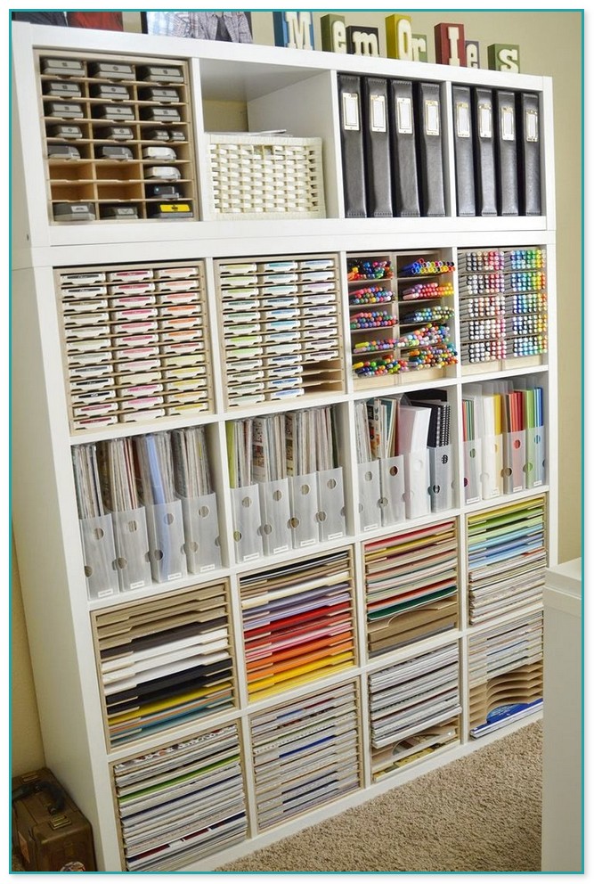 Scrapbook Organization Ideas For Small Spaces