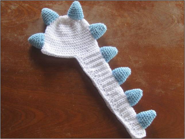 Free Crochet Pattern For Baby Dinosaur Hat